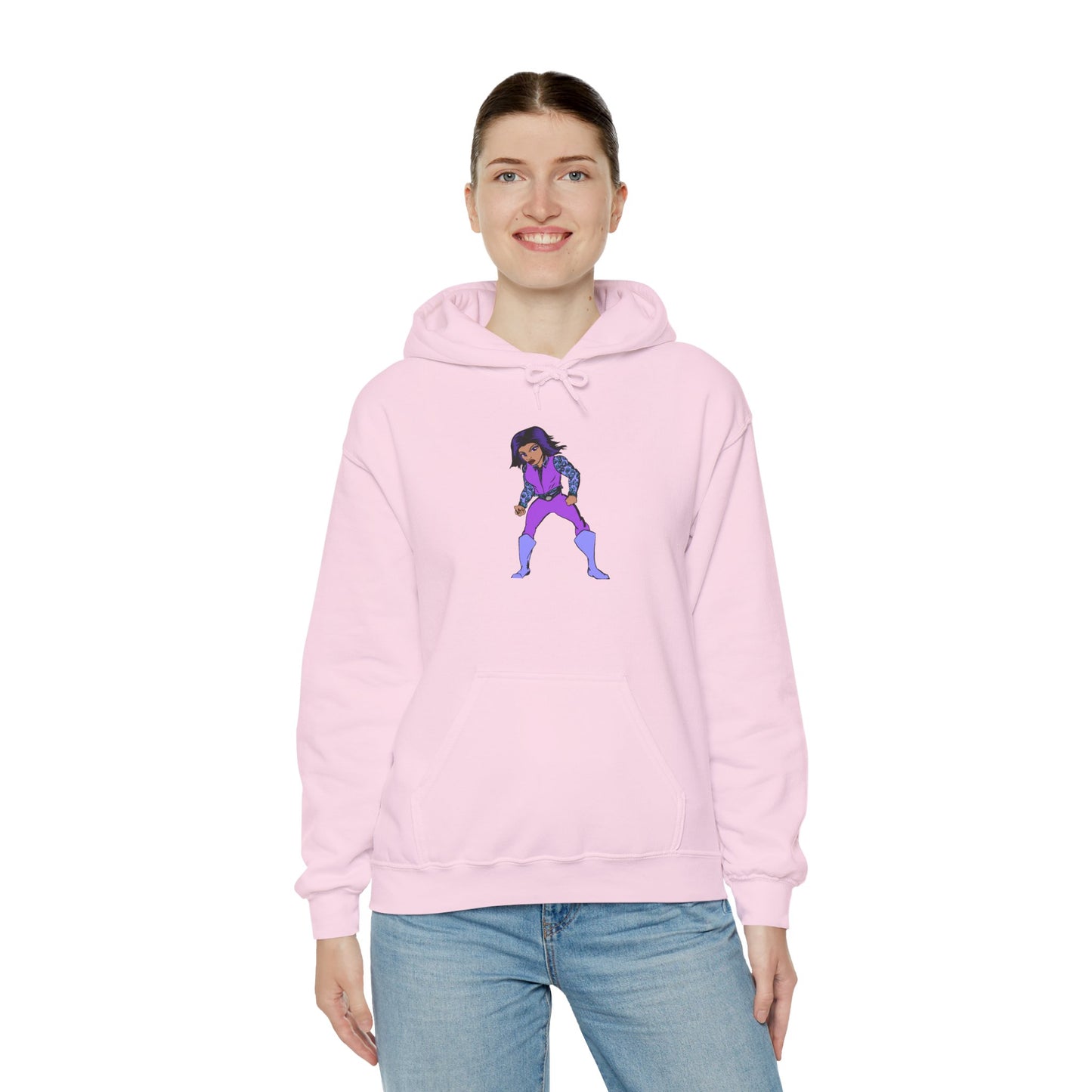 Funky Superhero Hoodie: Unisex Sweatshirt, Cozy Gift for Cartoon Lovers, Perfect for Comfy Days, Great for Halloween