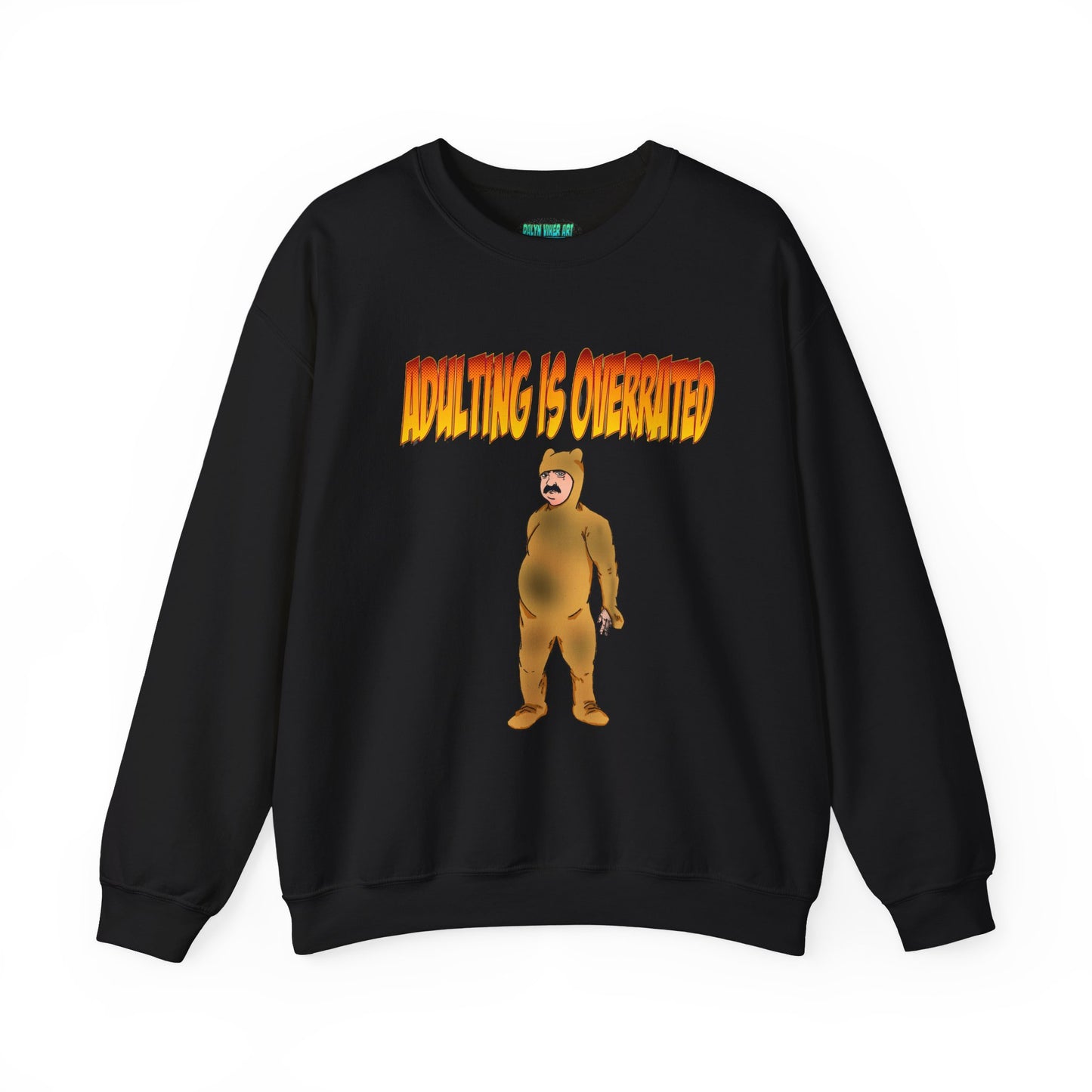 Cozy Humor Sweatshirt - 'Adulting is Overrated'