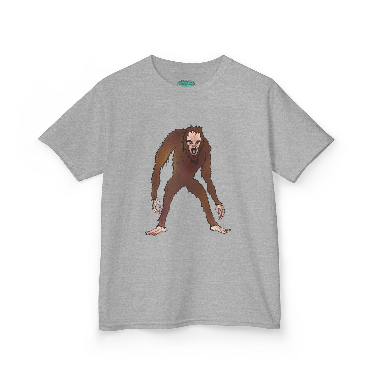 Kids Tee — Playful Sasquatch/Yeti Monster Graphic