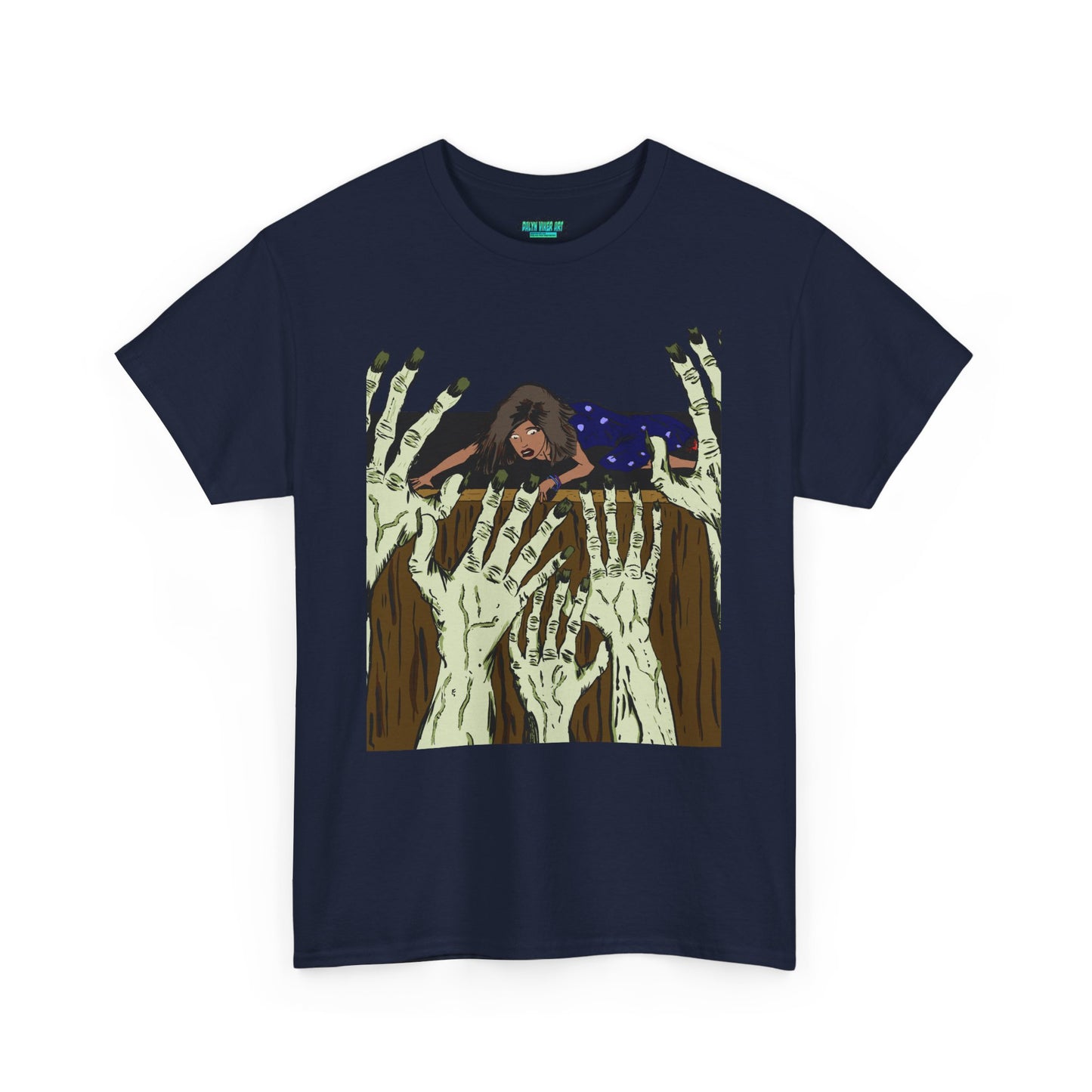 Spooky Unisex Heavy Cotton Tee, Halloween Shirt, Ghostly T-Shirt, Unisex Graphic Tee, Casual Wear for Halloween