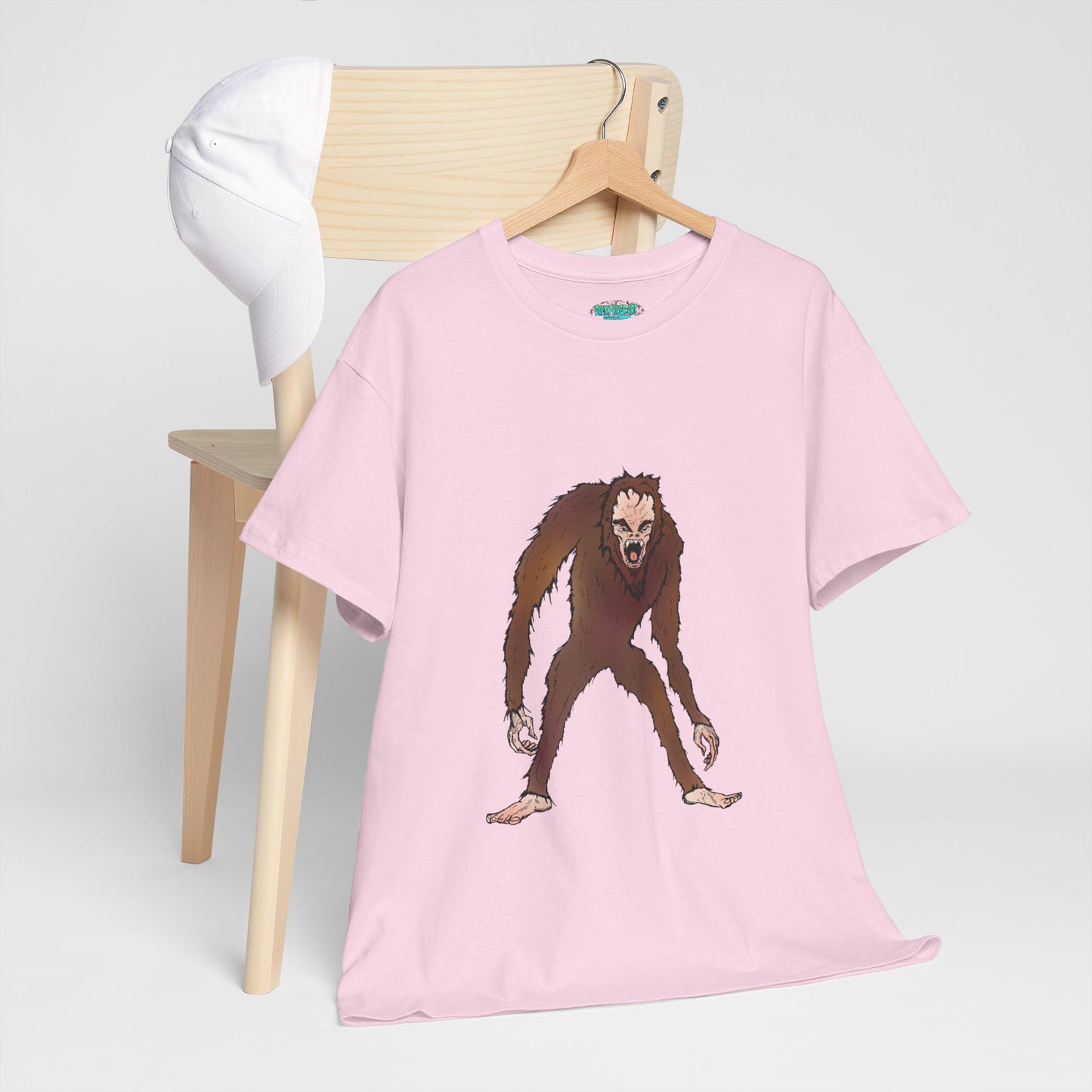 Bigfoot Sketch T‑Shirt — Retro Sasquatch Graphic Tee