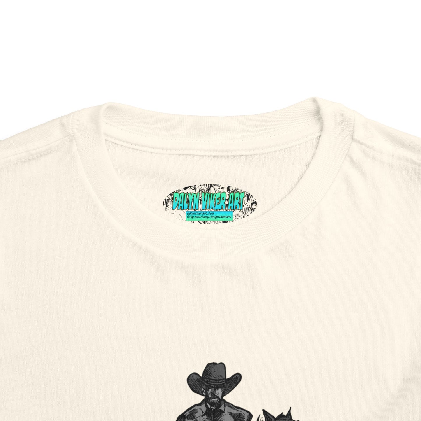 Toddler Western Cowboy Tee — Horseback Rider Graphic Shirt