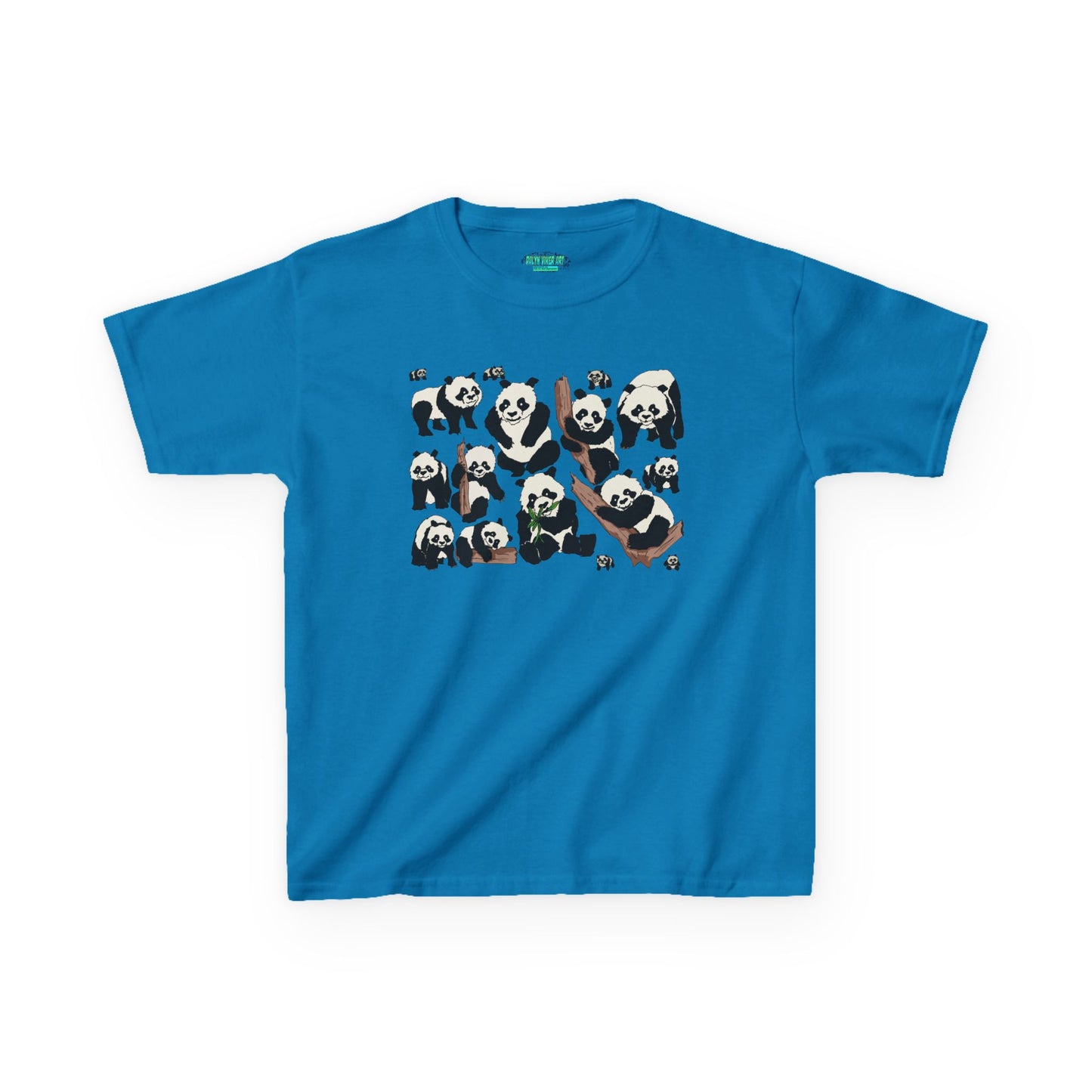 Panda Paradise Kids Tee, Cute Animal T-Shirt, Children's Gift, Birthday Present, Summer Wear, Eco-Friendly Fashion