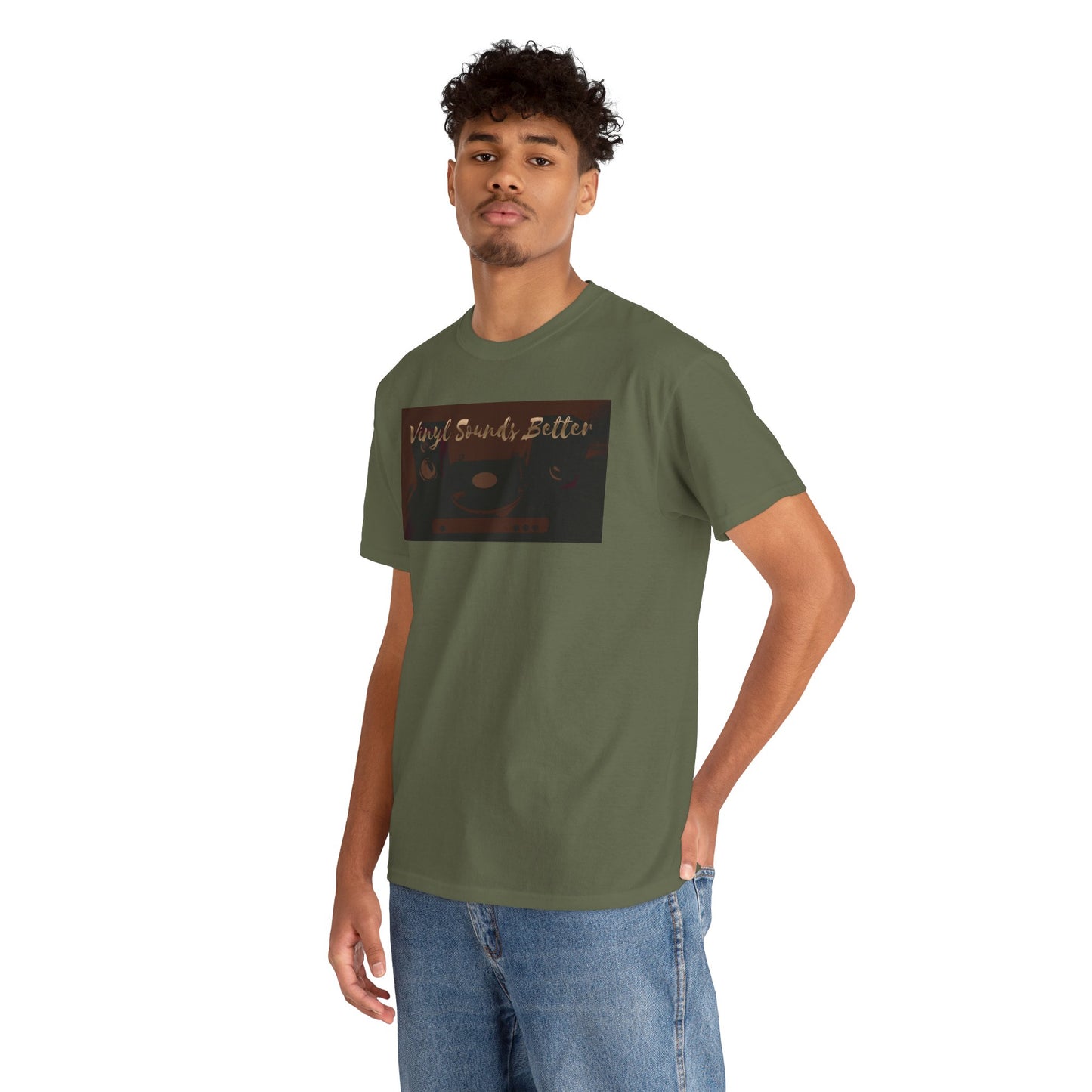 Vinyl Sounds Better T-Shirt — Retro Record Player Tee for Music Lovers