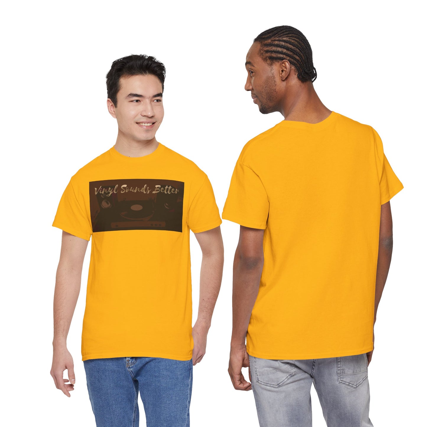 Vinyl Sounds Better T-Shirt — Retro Record Player Tee for Music Lovers