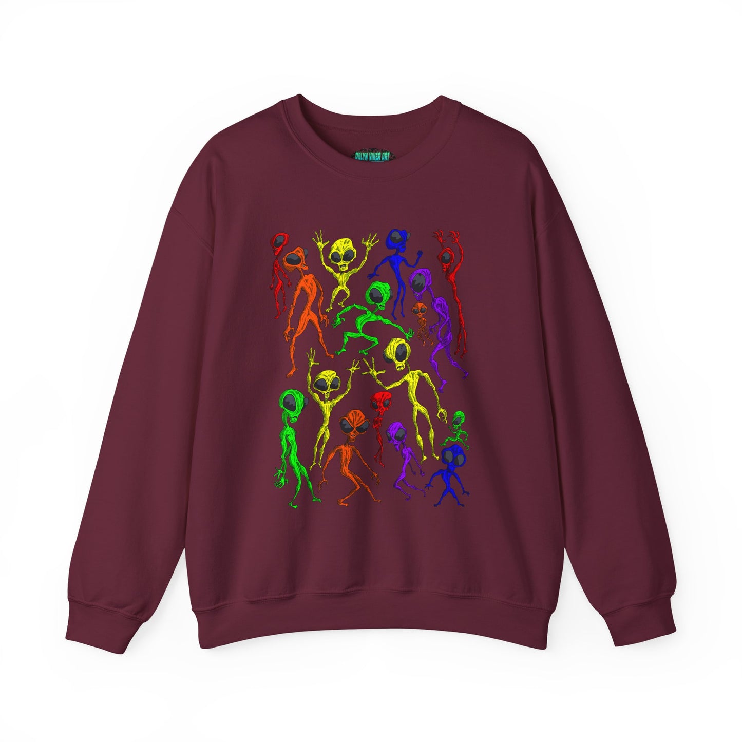 Alien Dance Party Crewneck Sweatshirt