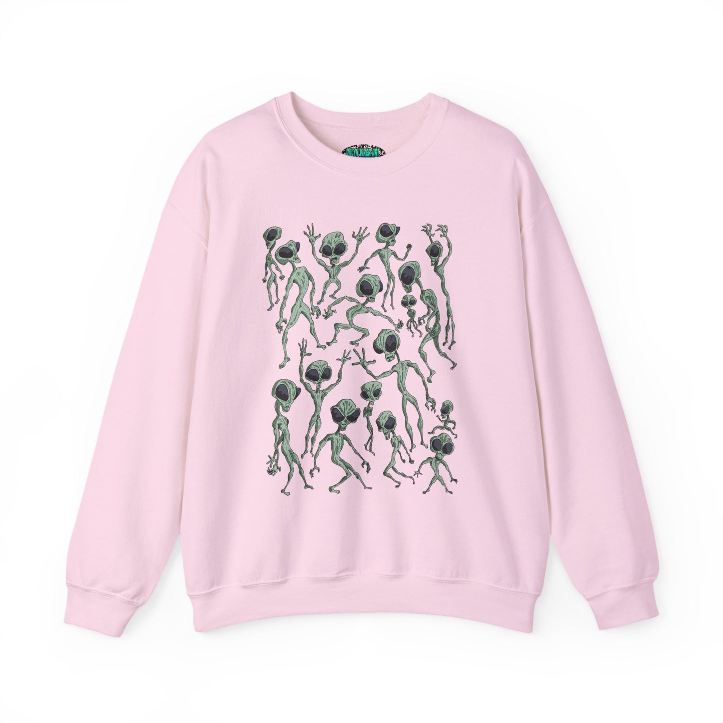 Alien Dance Party Crewneck Sweatshirt – Unisex Heavy Blend