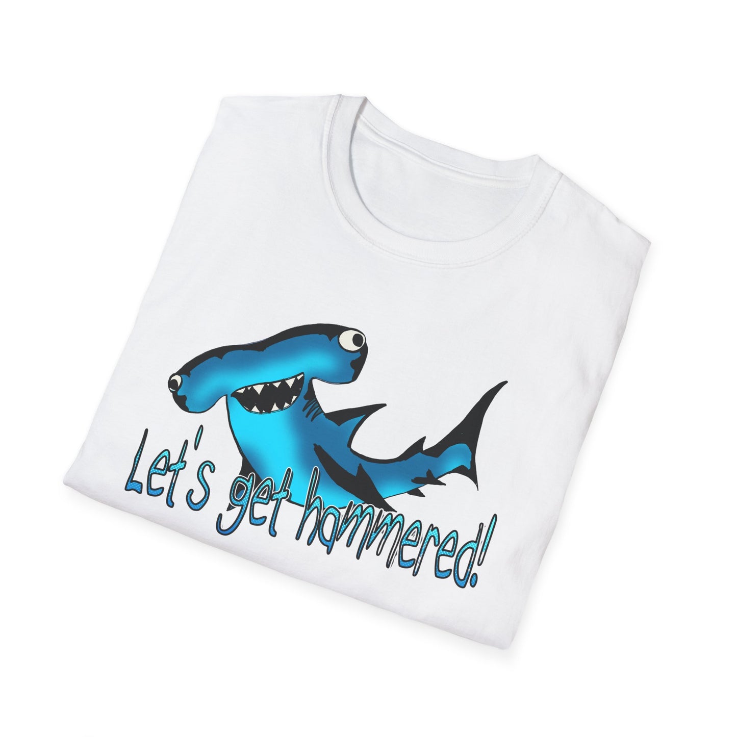Hammered Shark Unisex T-Shirt – Let's Get Crunk Drinking Shirt
