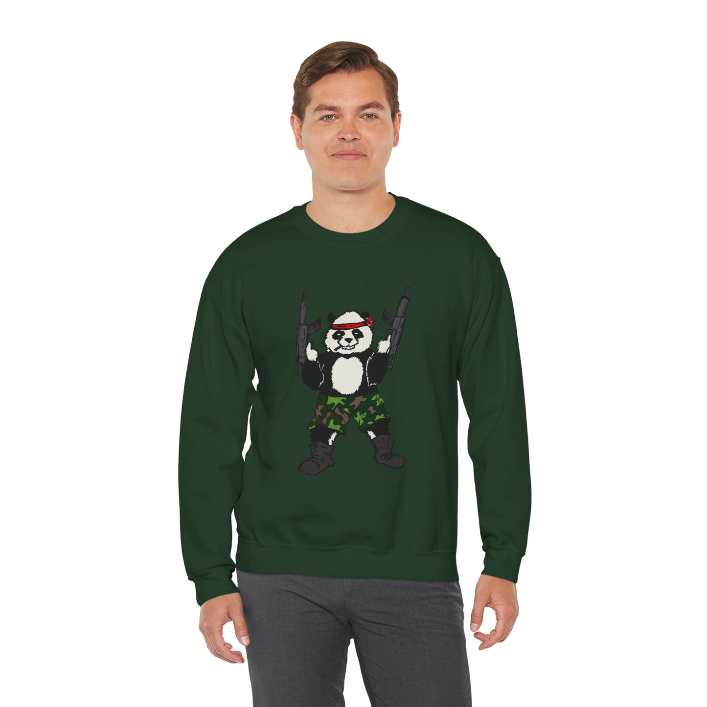 Panda Guns Crewneck Sweatshirt