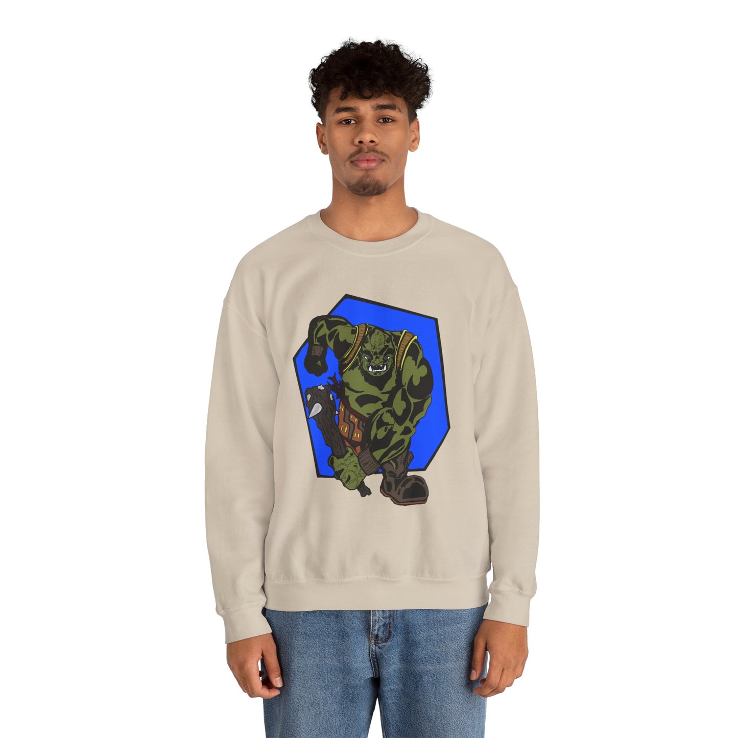 Rampaging Ogre Crewneck Sweatshirt for Marvel Fans