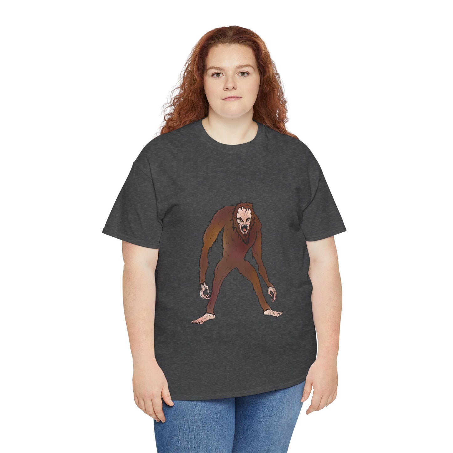 Bigfoot Sketch T‑Shirt — Retro Sasquatch Graphic Tee