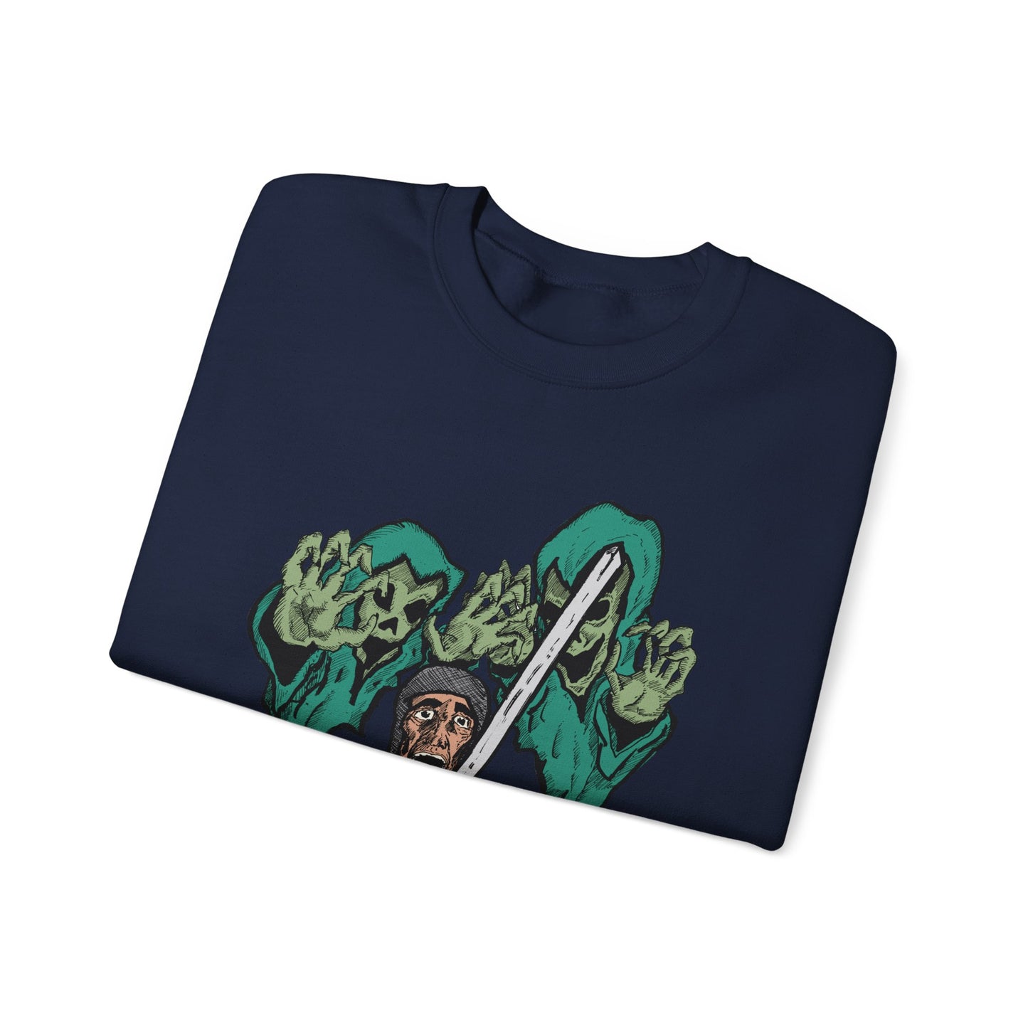 Knight Fright Inspired Unisex Crewneck Sweatshirt with Graphic Print