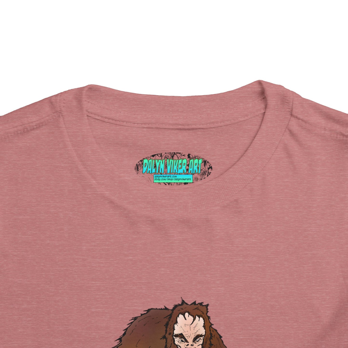 Toddler Tee — Cute Cartoon Kid-Friendly Bigfoot Graphic Shirt