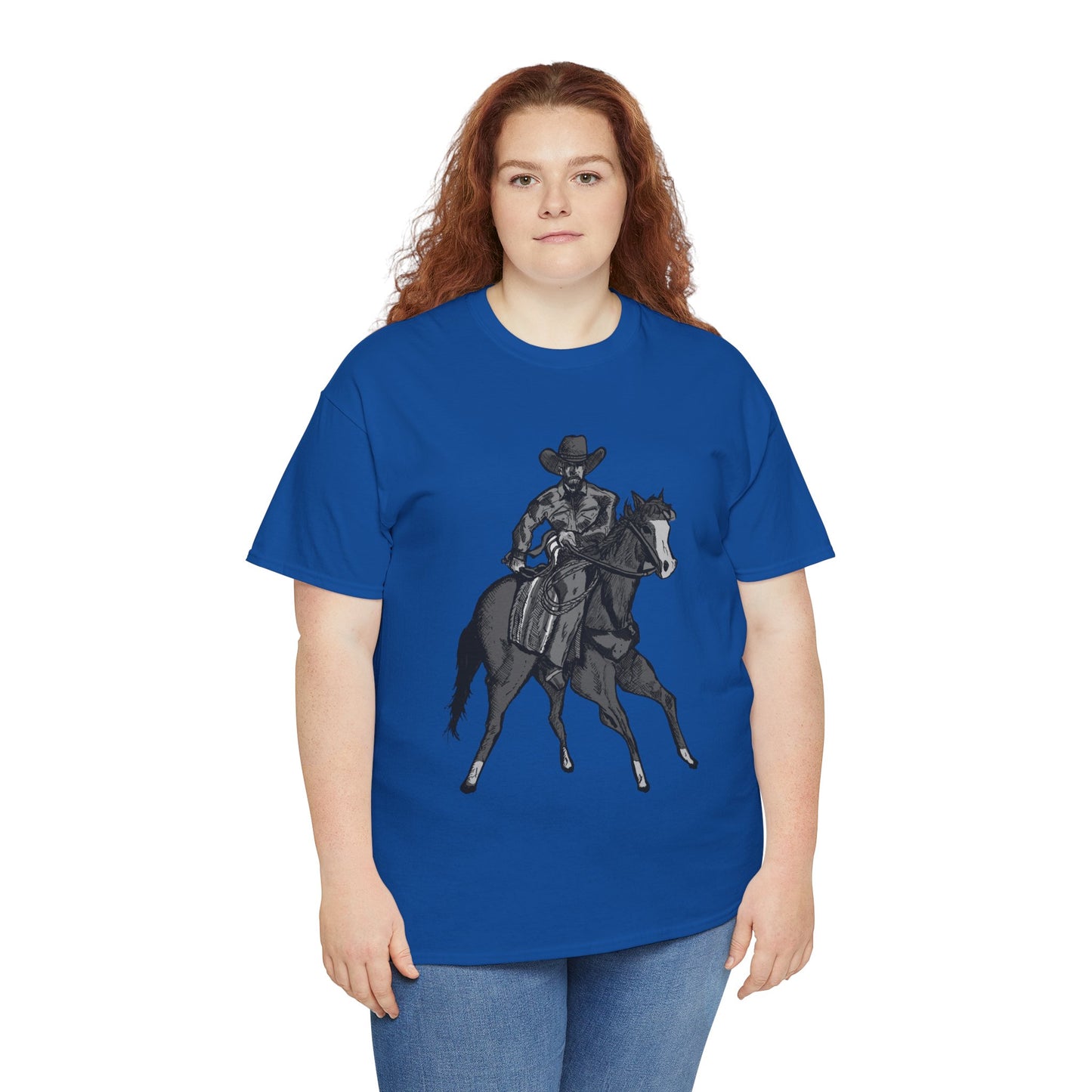 Cowboy on Horseback T‑Shirt — Vintage Western Rodeo Tee