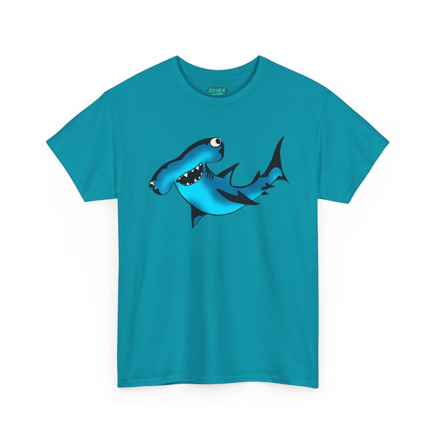 Funny Shark Unisex Heavy Cotton Tee - Perfect Summer Casual Wear
