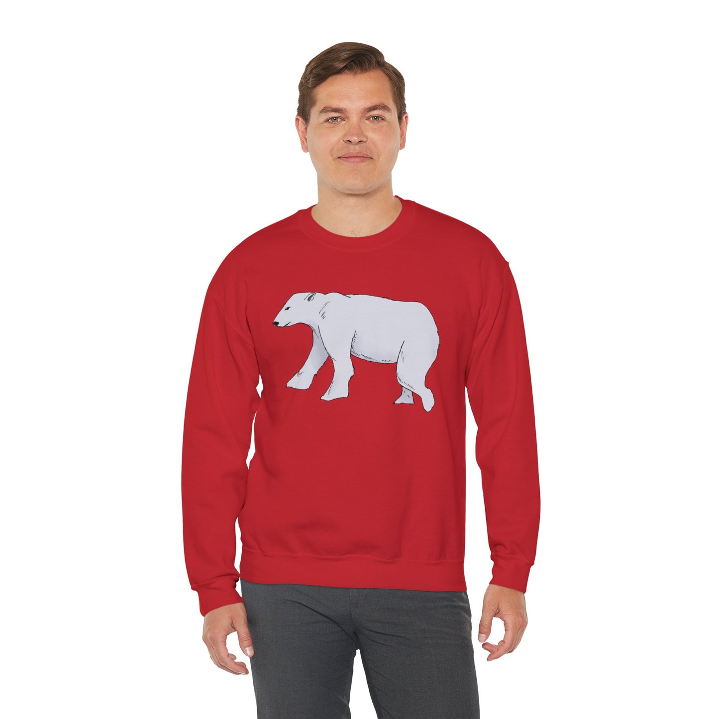 Cozy Polar Bear Crewneck Sweatshirt