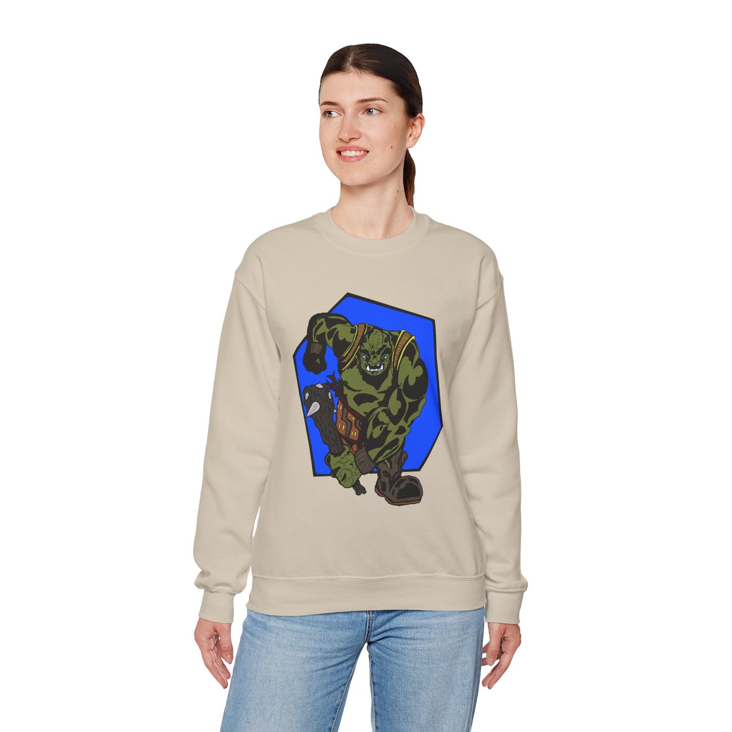 Rampaging Ogre Crewneck Sweatshirt for Marvel Fans