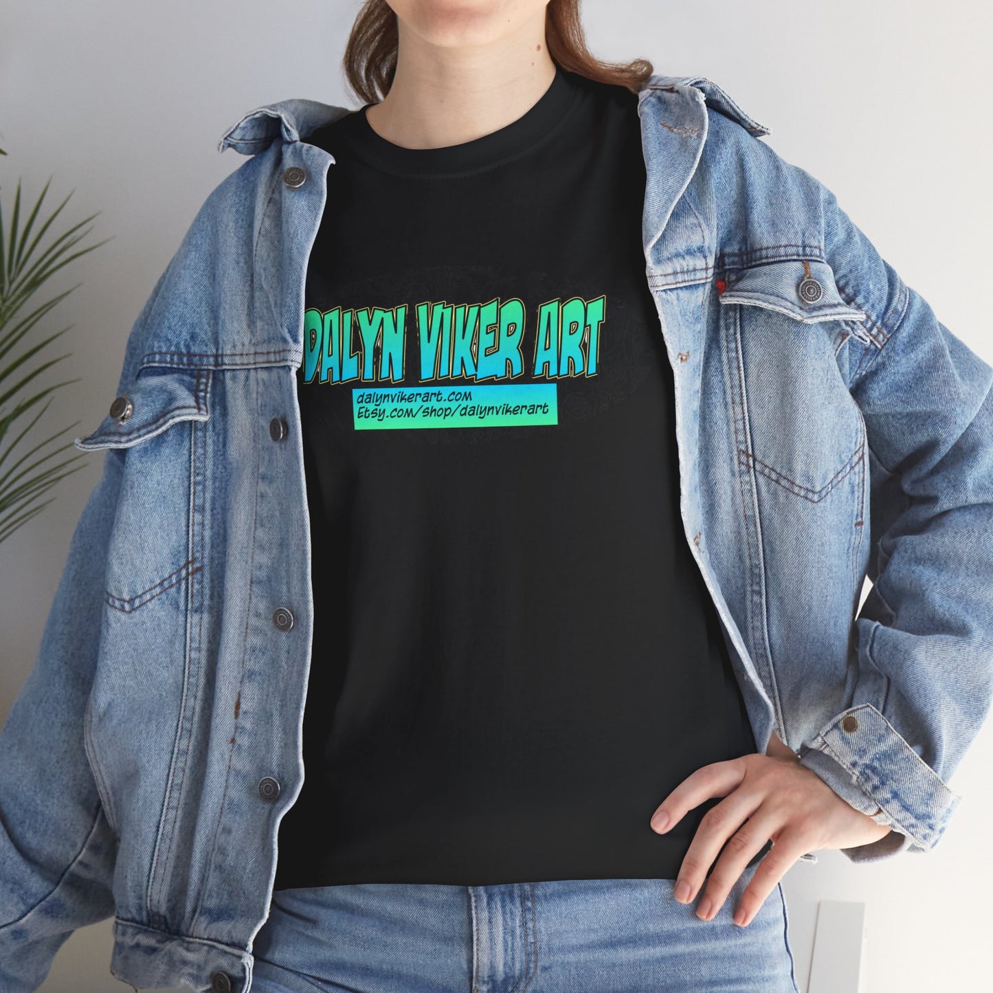 Dalyn Viker Art Logo - Artistic Unisex Tee with Abstract Design, Cool Graphic Shirt for Art Lovers, Perfect Gift for Creatives, Casual Wear, Summer Essential