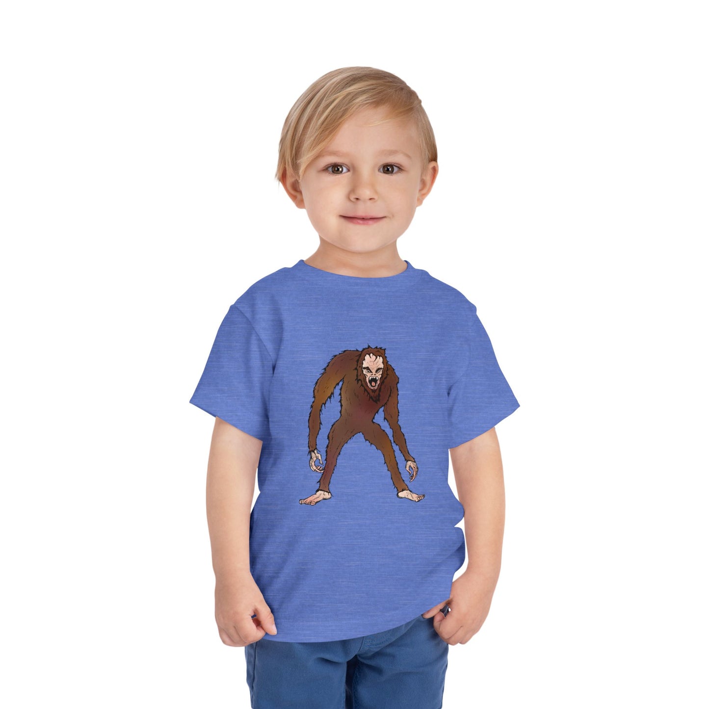 Toddler Tee — Cute Cartoon Kid-Friendly Bigfoot Graphic Shirt