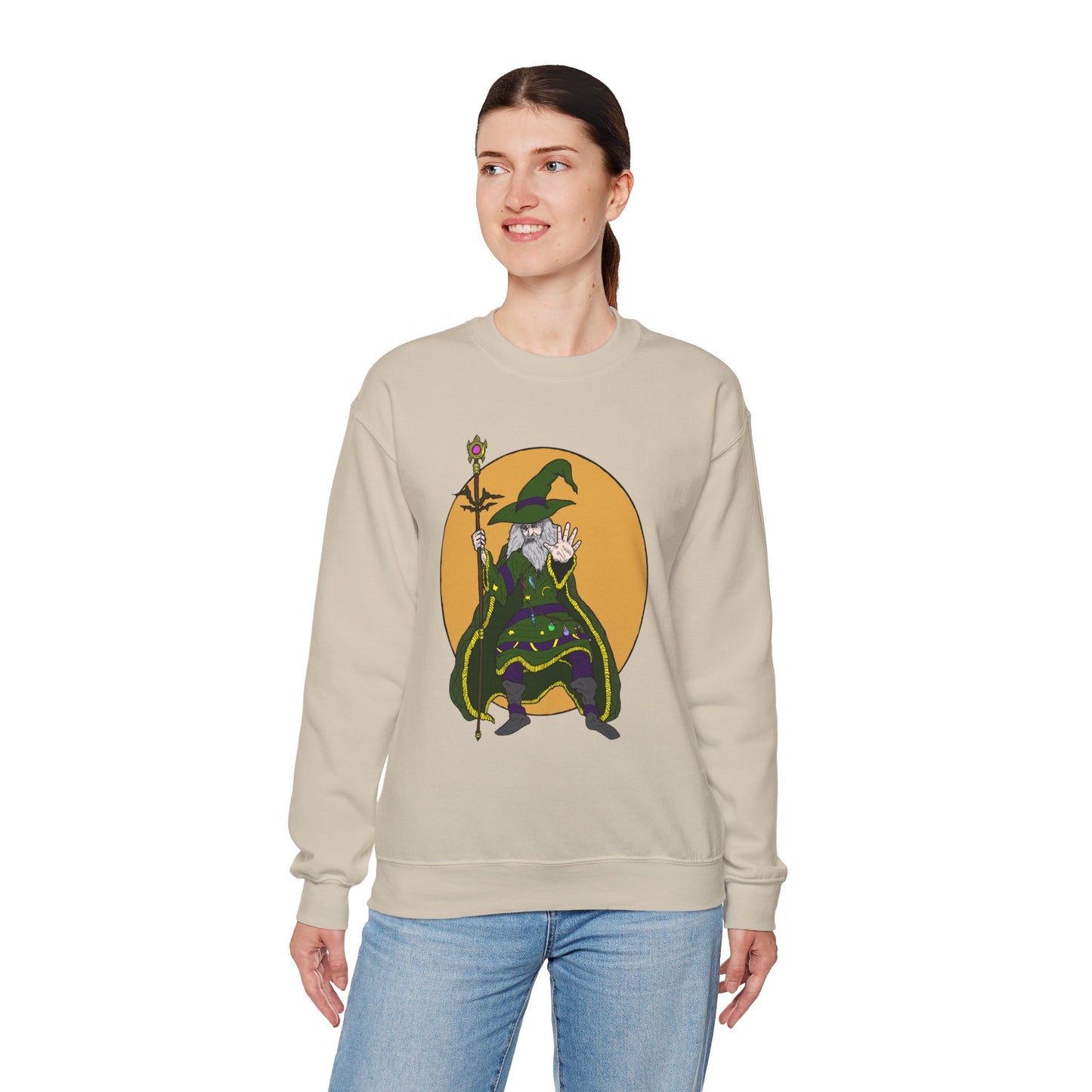 Wizard-Themed Unisex Crewneck Sweatshirt