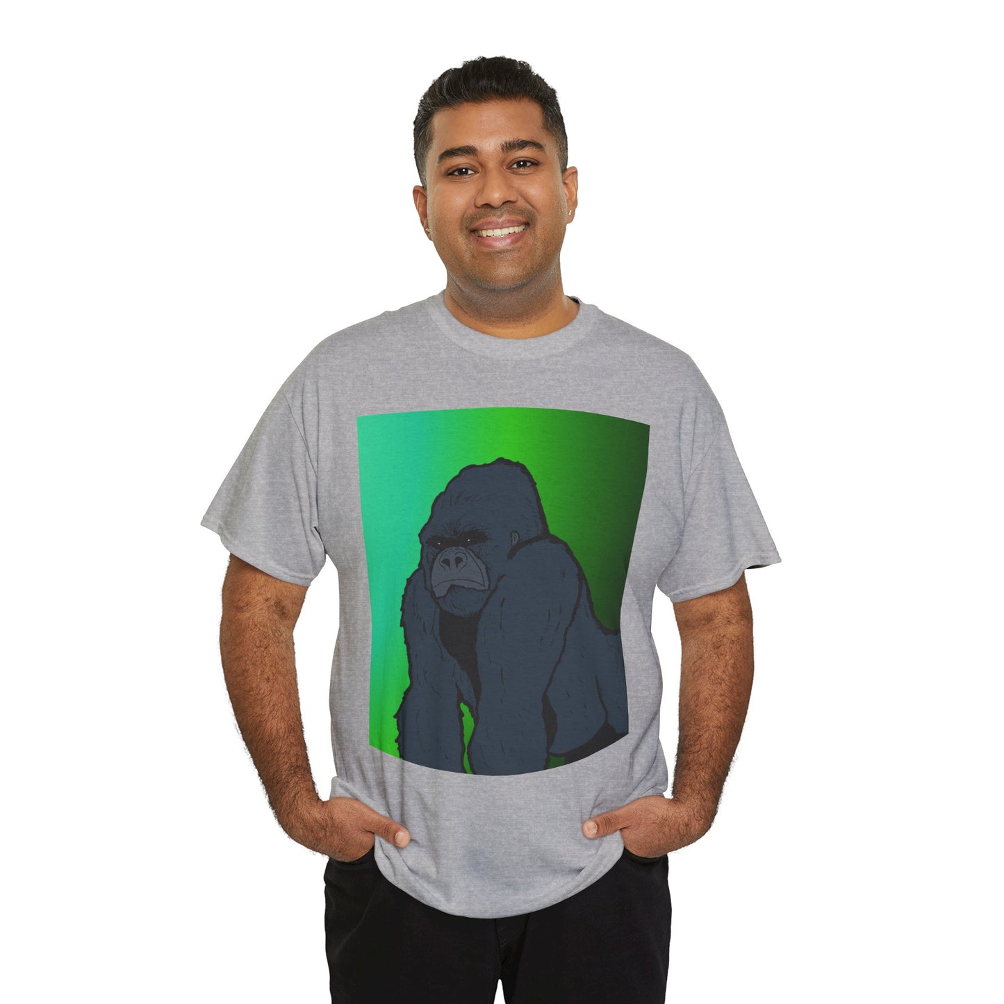 Gorilla Portrait Tee – Graphic Ape Illustration T-Shirt