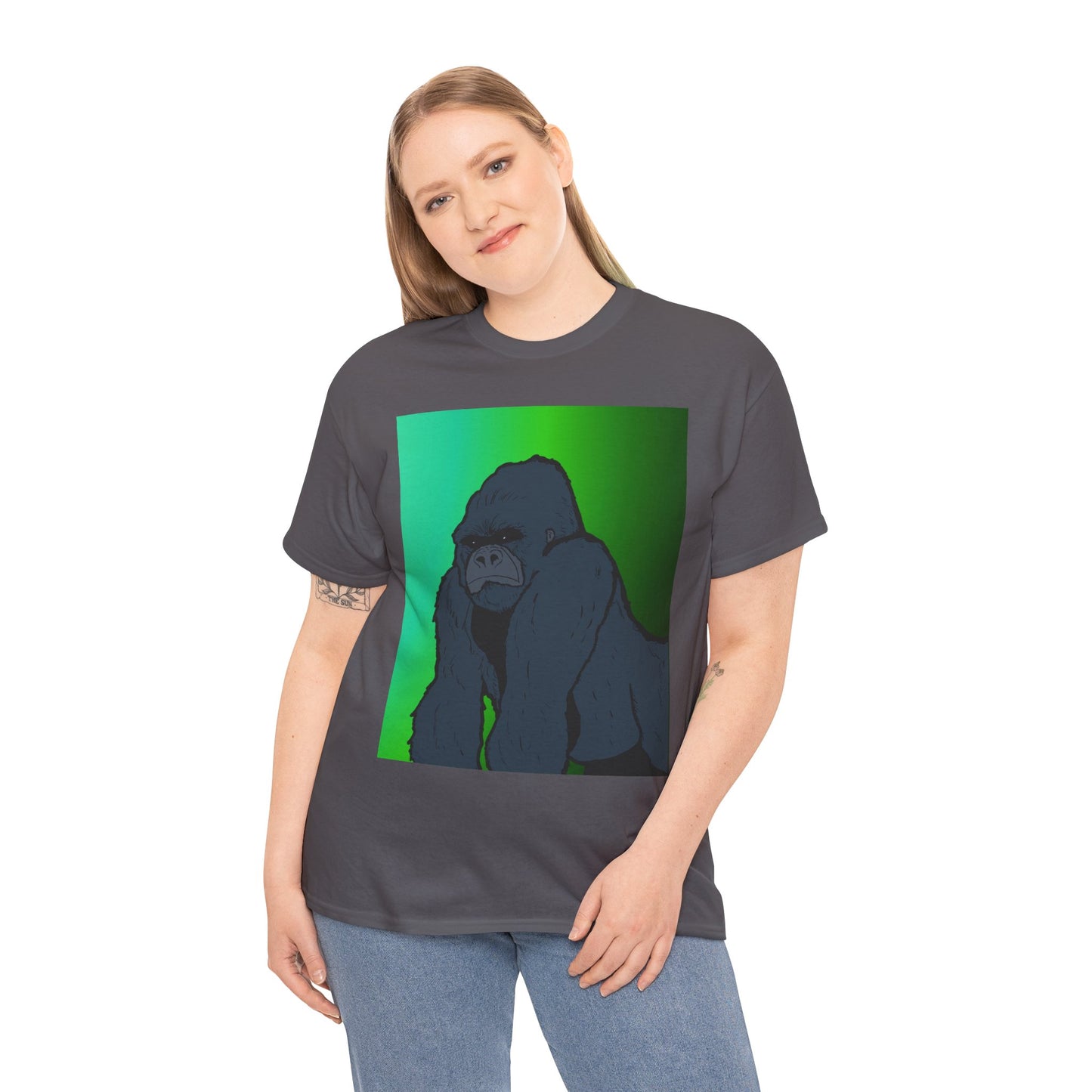 Gorilla Portrait Tee – Graphic Ape Illustration T-Shirt