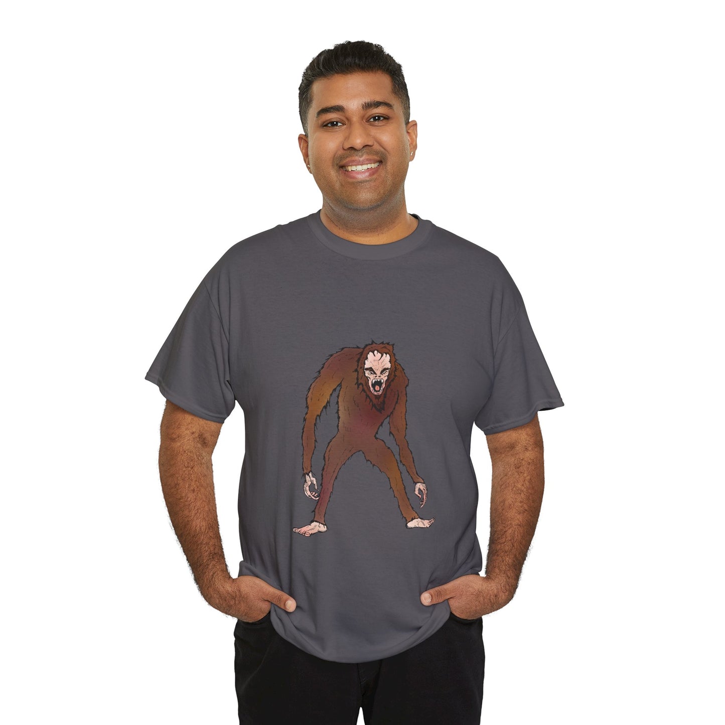 Bigfoot Sketch T‑Shirt — Retro Sasquatch Graphic Tee