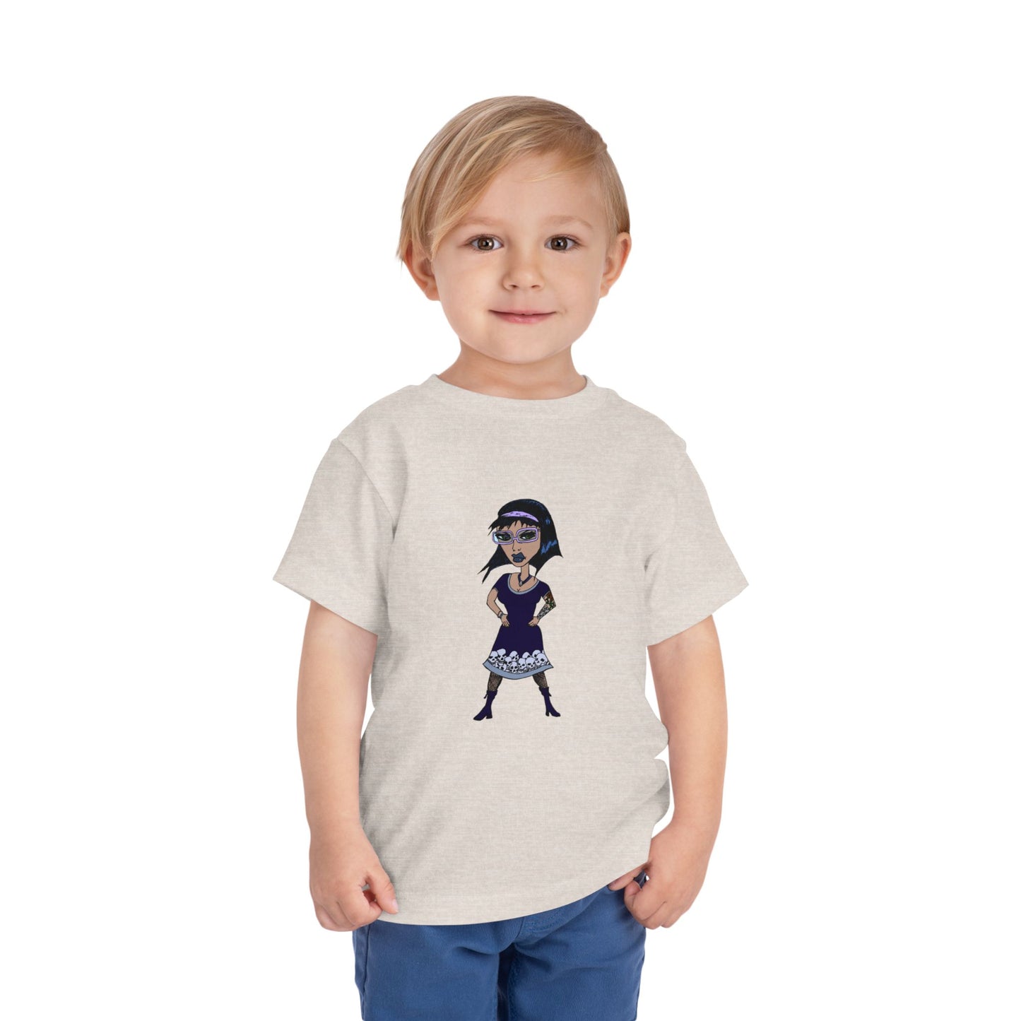 Goth Girl Toddler Tee
