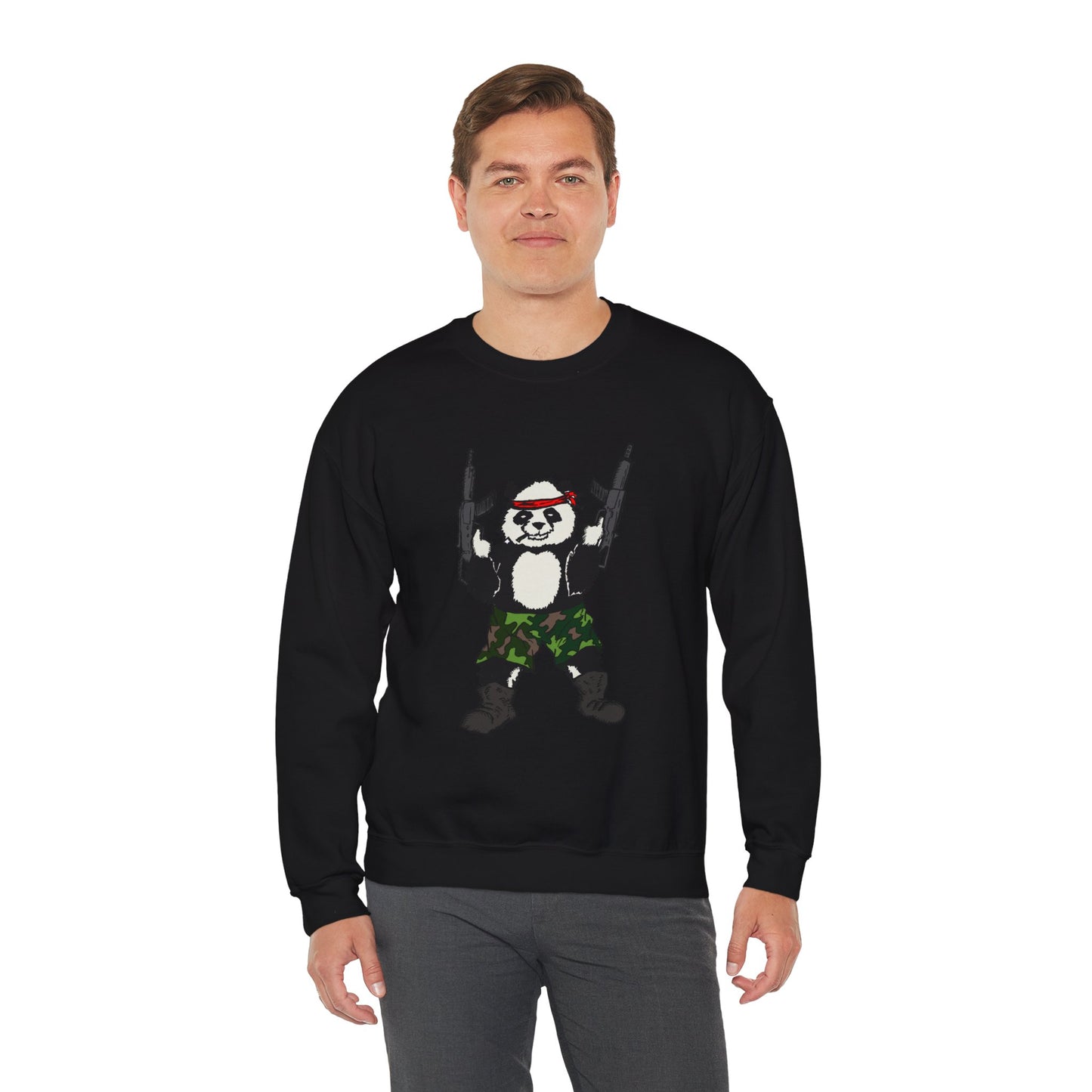 Panda Guns Crewneck Sweatshirt