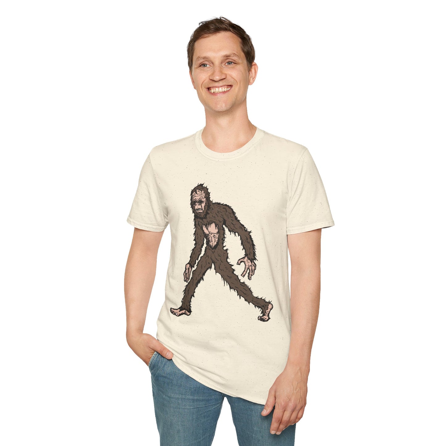 Bigfoot Stroll Unisex Softstyle T-Shirt