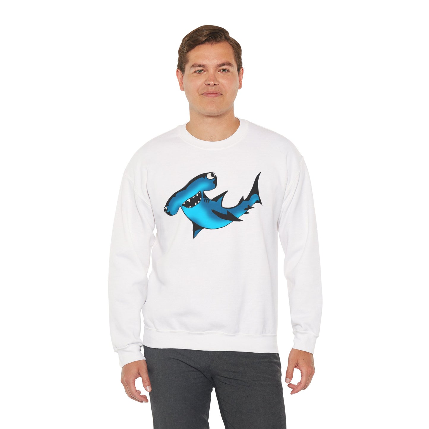 Harley Hammerhead Cute Shark Graphic Unisex Sweatshirt