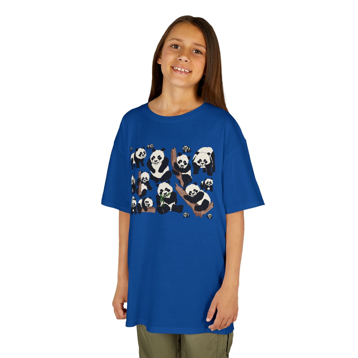 Panda Paradise Kids Tee, Cute Animal T-Shirt, Children's Gift, Birthday Present, Summer Wear, Eco-Friendly Fashion