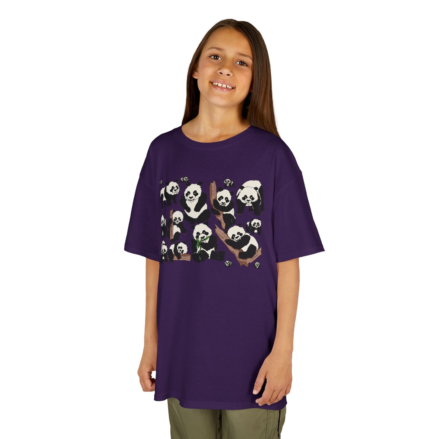 Panda Paradise Kids Tee, Cute Animal T-Shirt, Children's Gift, Birthday Present, Summer Wear, Eco-Friendly Fashion