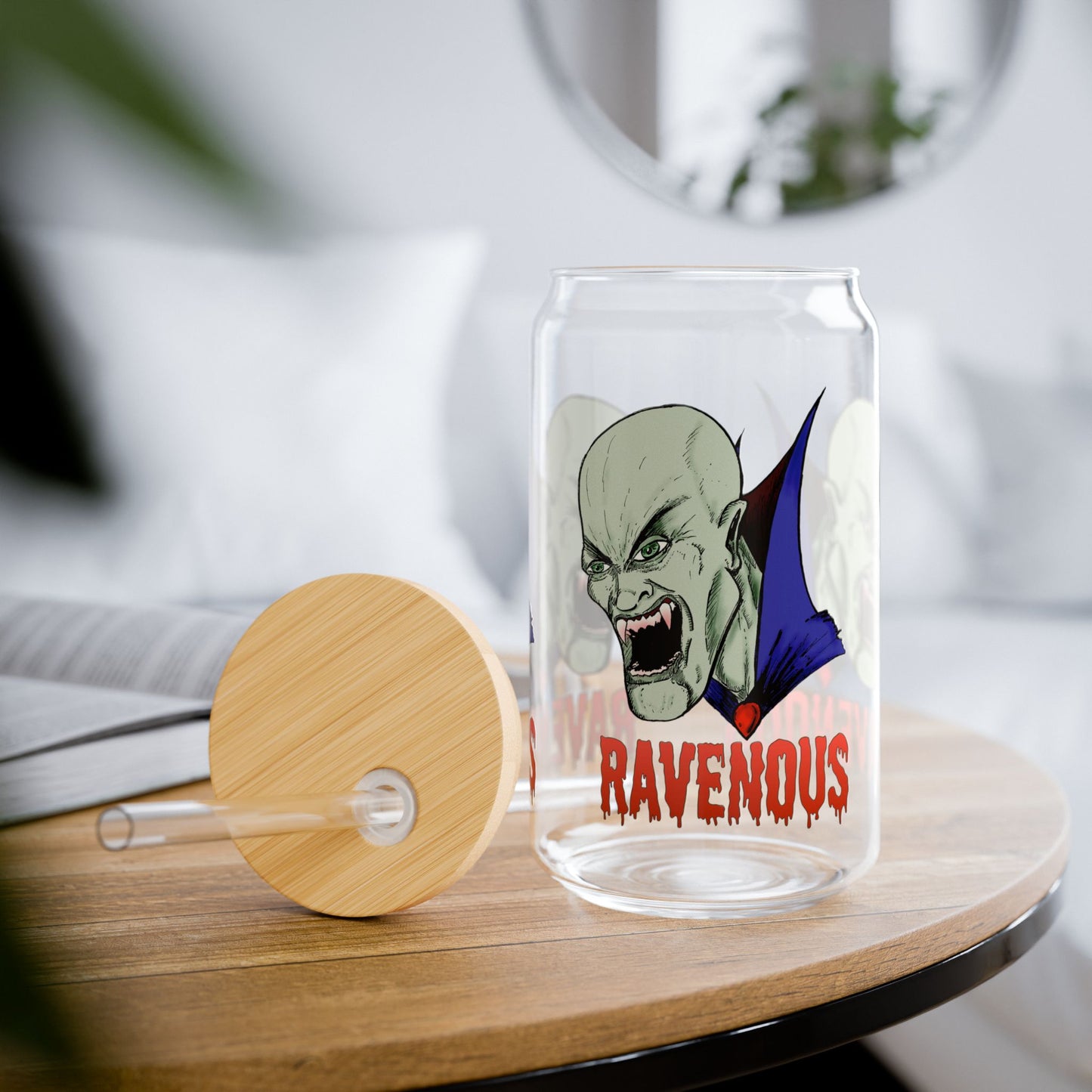 Sipper Glass - Ravenous Bloodthirsty Vampire 16oz