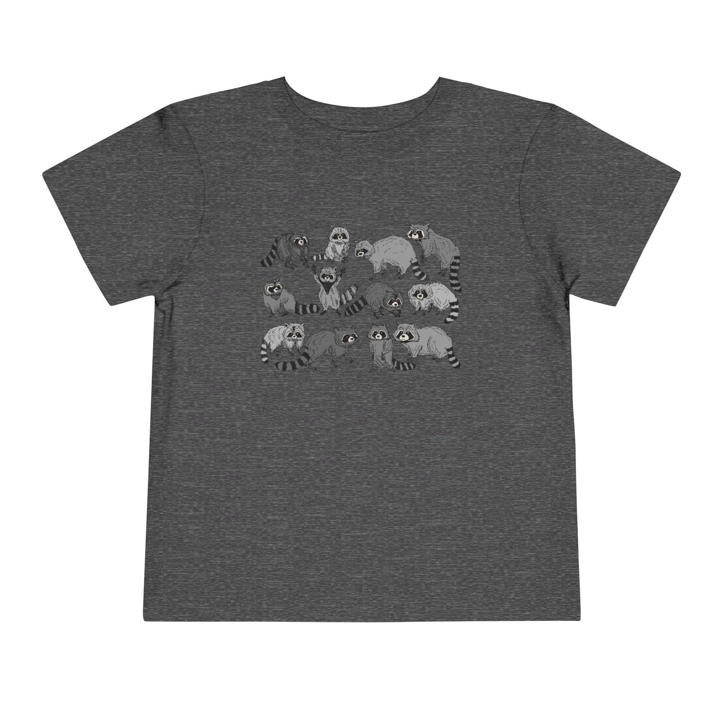 Toddler Tee — Playful Woodland Raccoon Crew Cute Kids Shirt