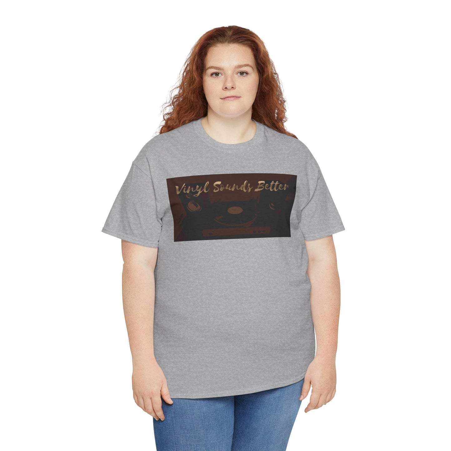 Vinyl Sounds Better T-Shirt — Retro Record Player Tee for Music Lovers