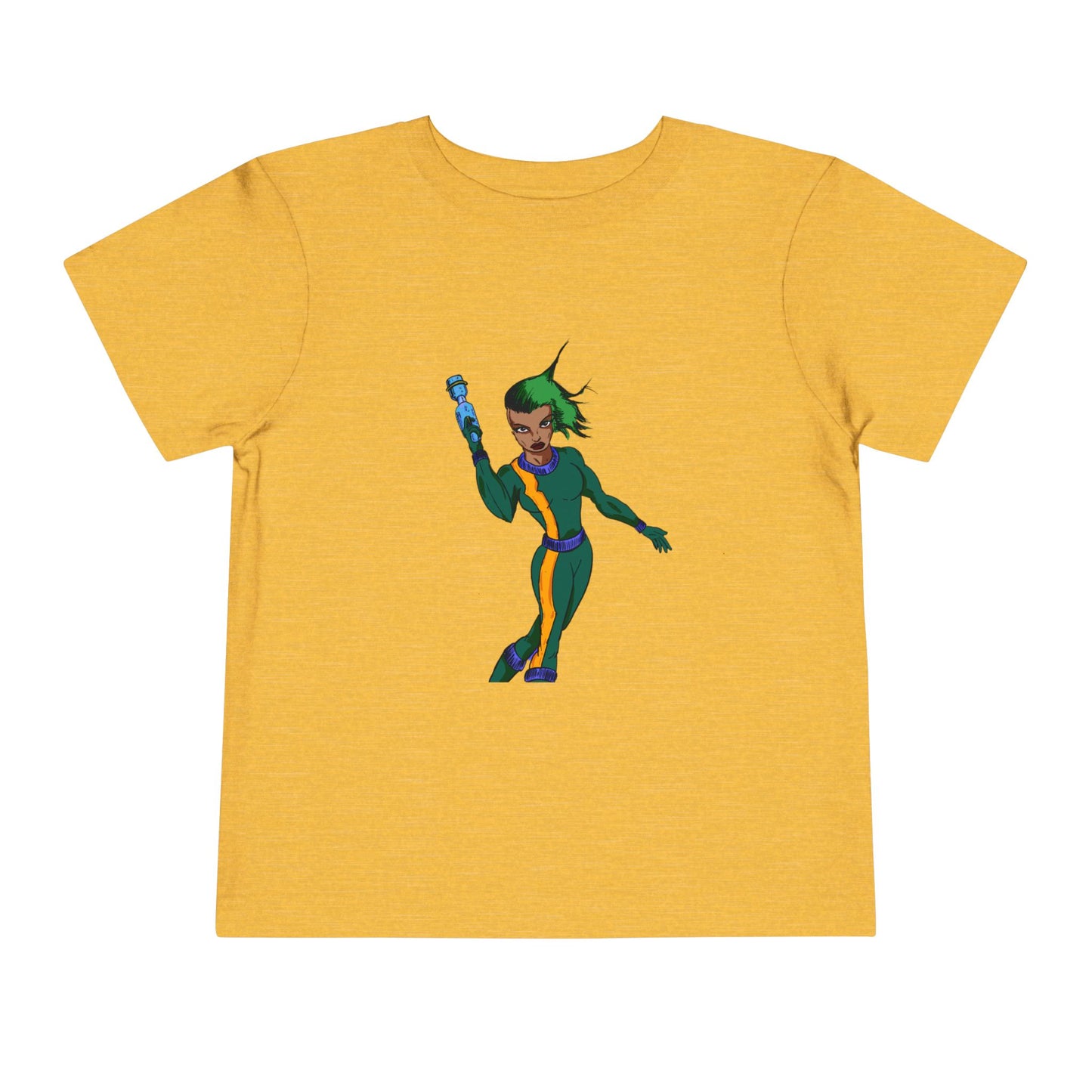 Toddler Tee — Colorful Space Hero Graphic