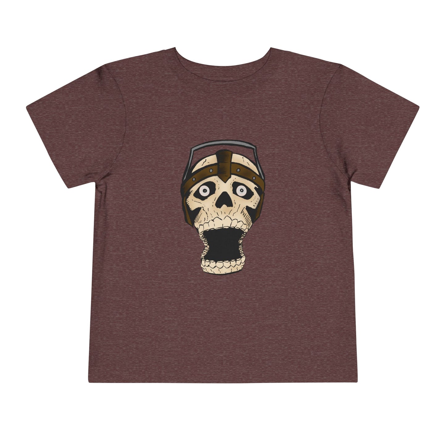 Toddler Tee — Playful Screaming Skull Graphic Kids' Shirt