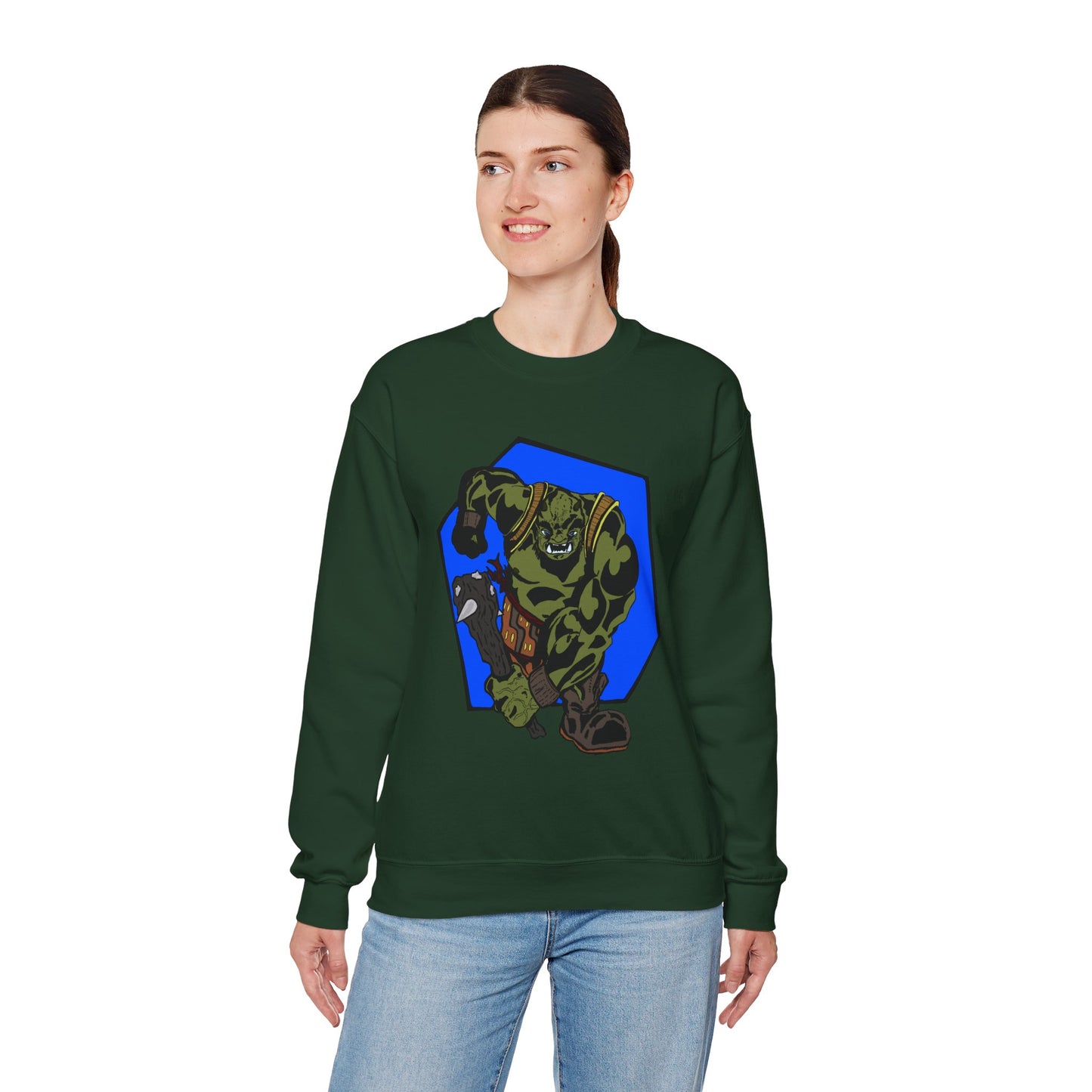 Rampaging Ogre Crewneck Sweatshirt for Marvel Fans