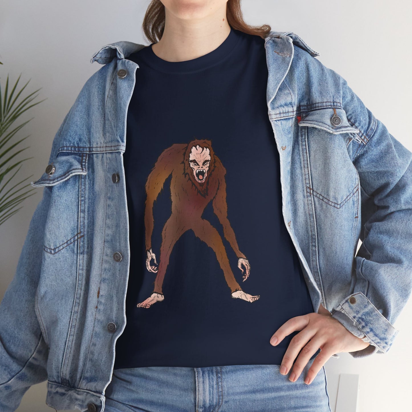 Bigfoot Sketch T‑Shirt — Retro Sasquatch Graphic Tee