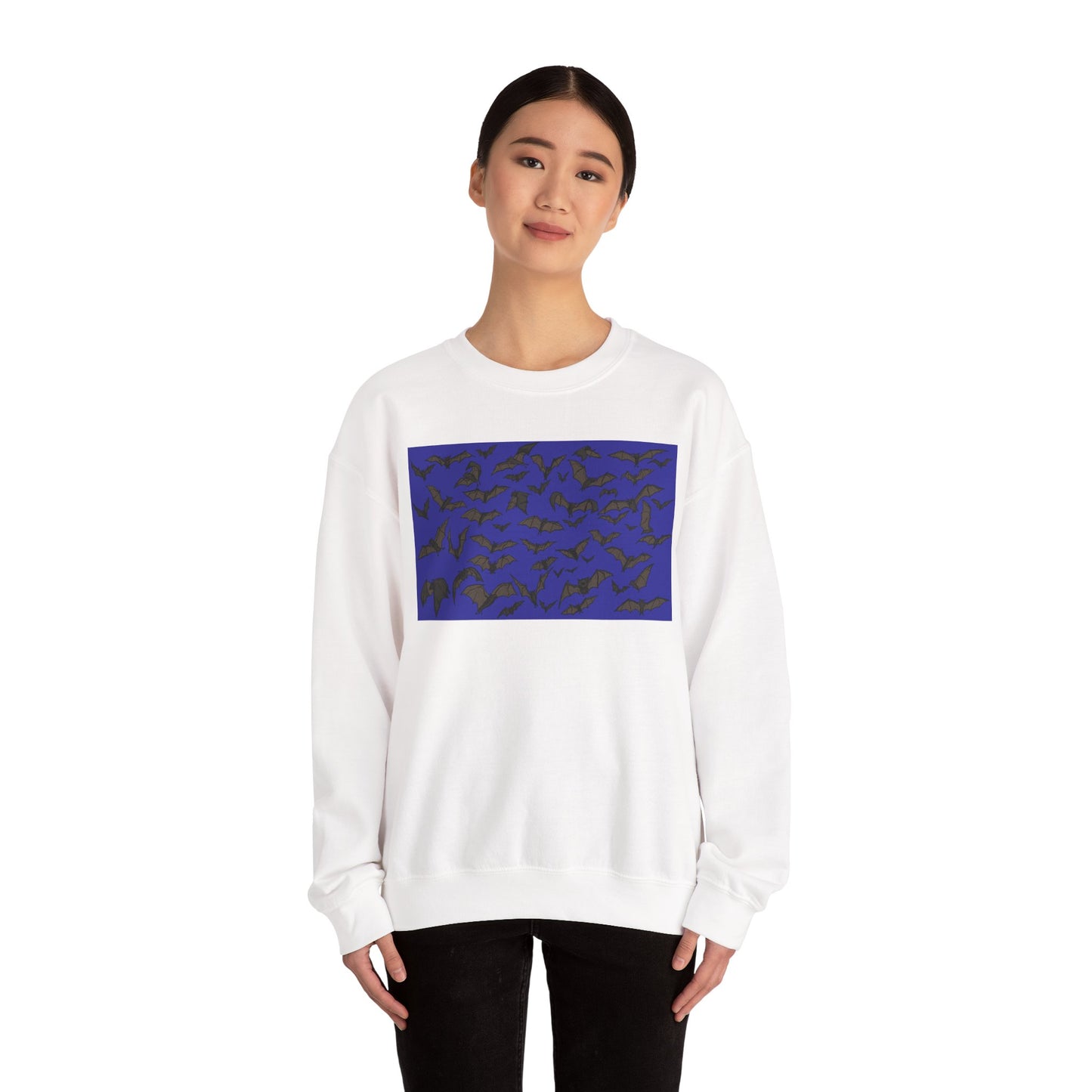 Stylish Bats Unisex Crewneck Sweatshirt with Abstract Design