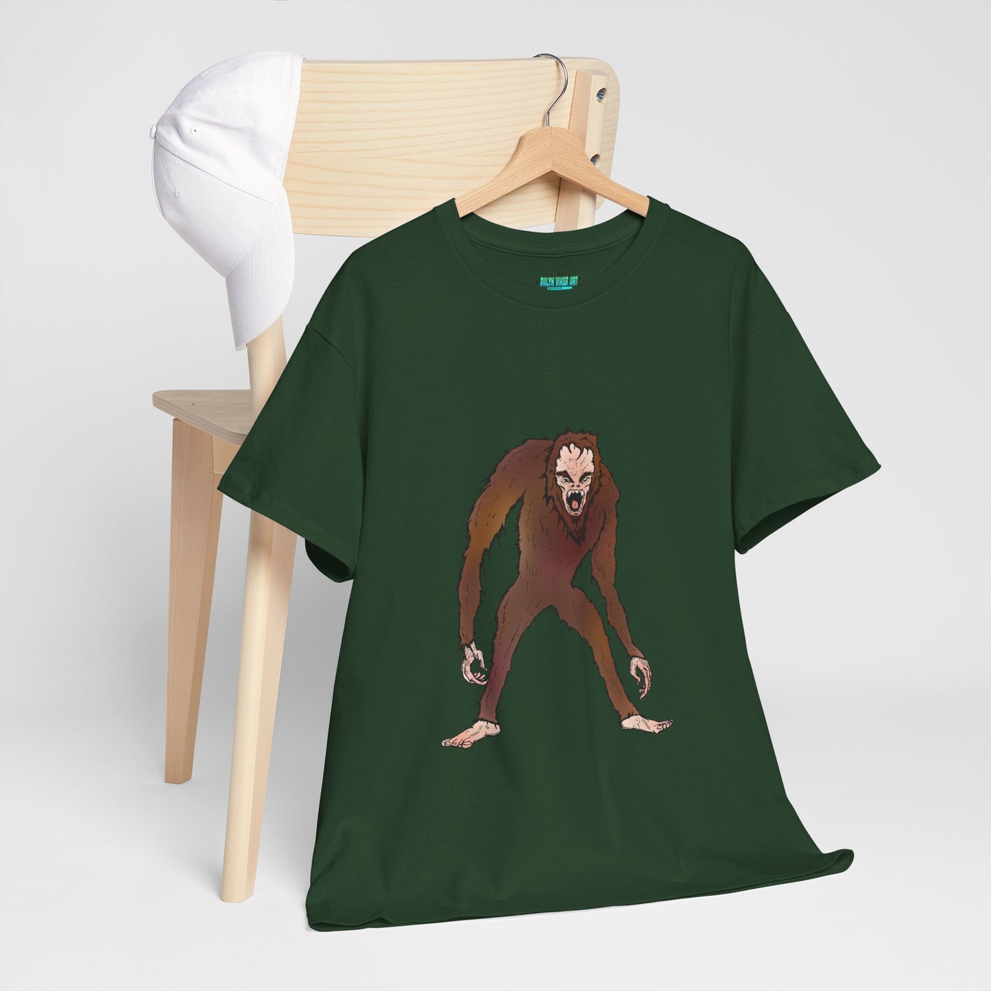 Bigfoot Sketch T‑Shirt — Retro Sasquatch Graphic Tee