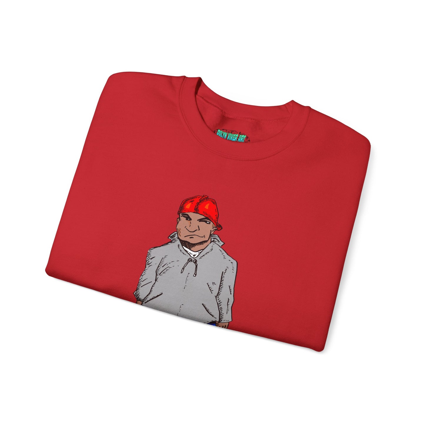 Urban Street Fun Character Boots Art Unisex Crewneck Sweatshirt