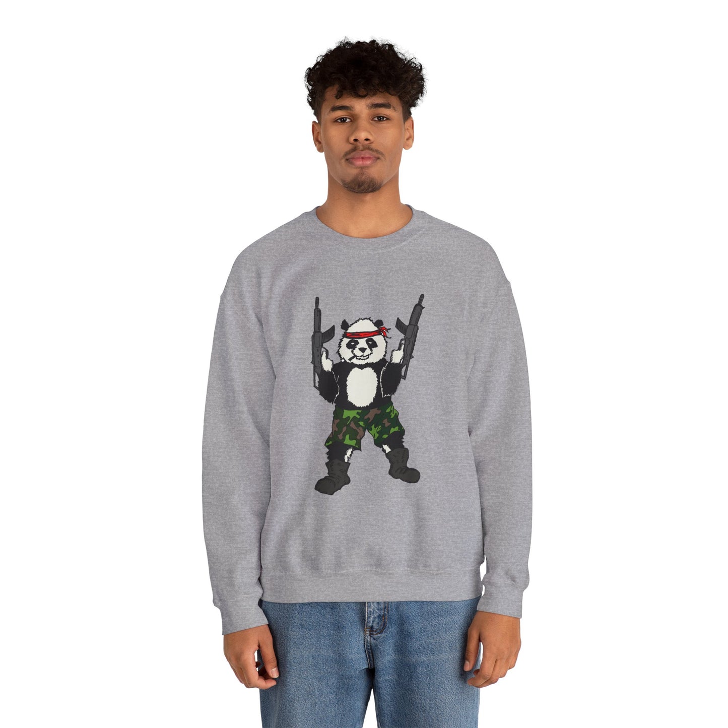 Panda Guns Crewneck Sweatshirt