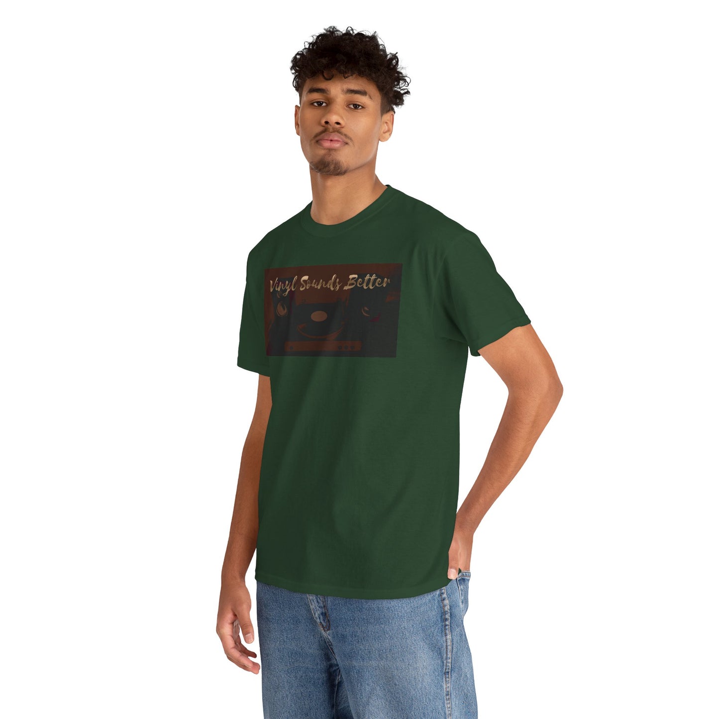 Vinyl Sounds Better T-Shirt — Retro Record Player Tee for Music Lovers