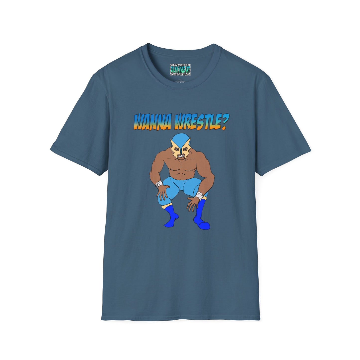 Wanna Wrestle? Unisex Softstyle T-Shirt