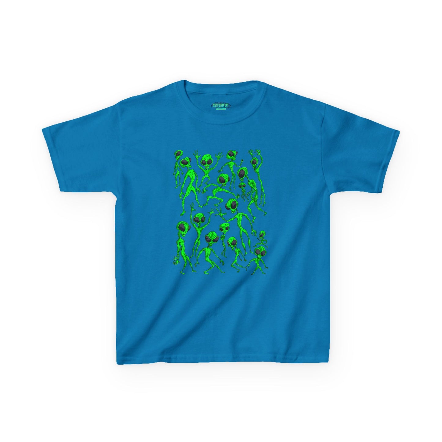 Kids Alien Dance Party T‑Shirt — Fun Green Alien Graphic Tee for Children