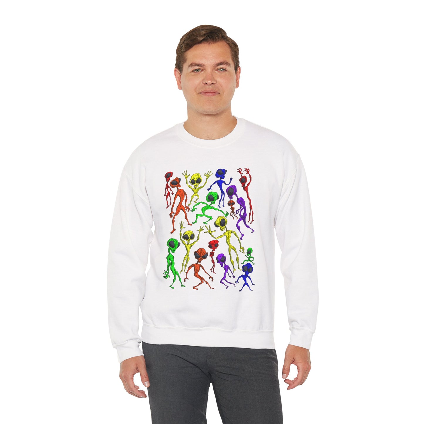 Alien Dance Party Crewneck Sweatshirt