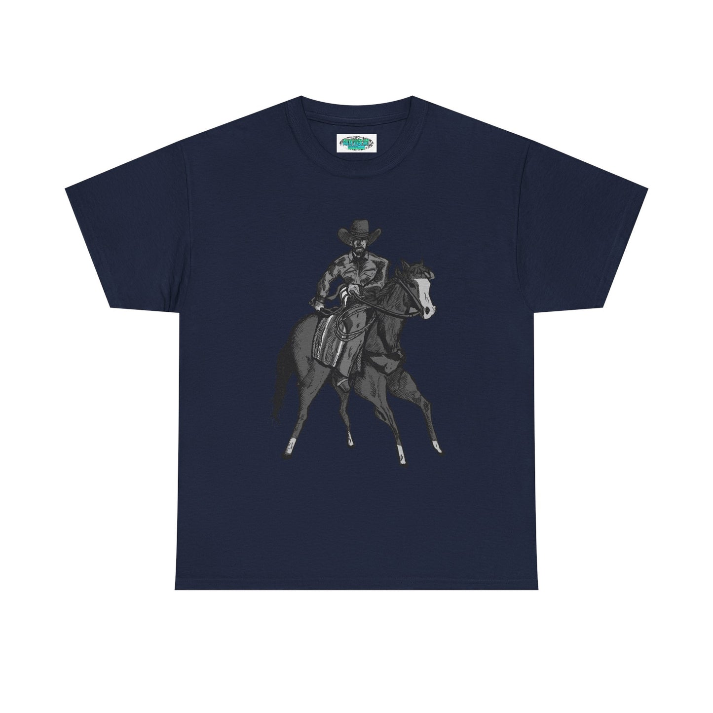 Cowboy on Horseback T‑Shirt — Vintage Western Rodeo Tee
