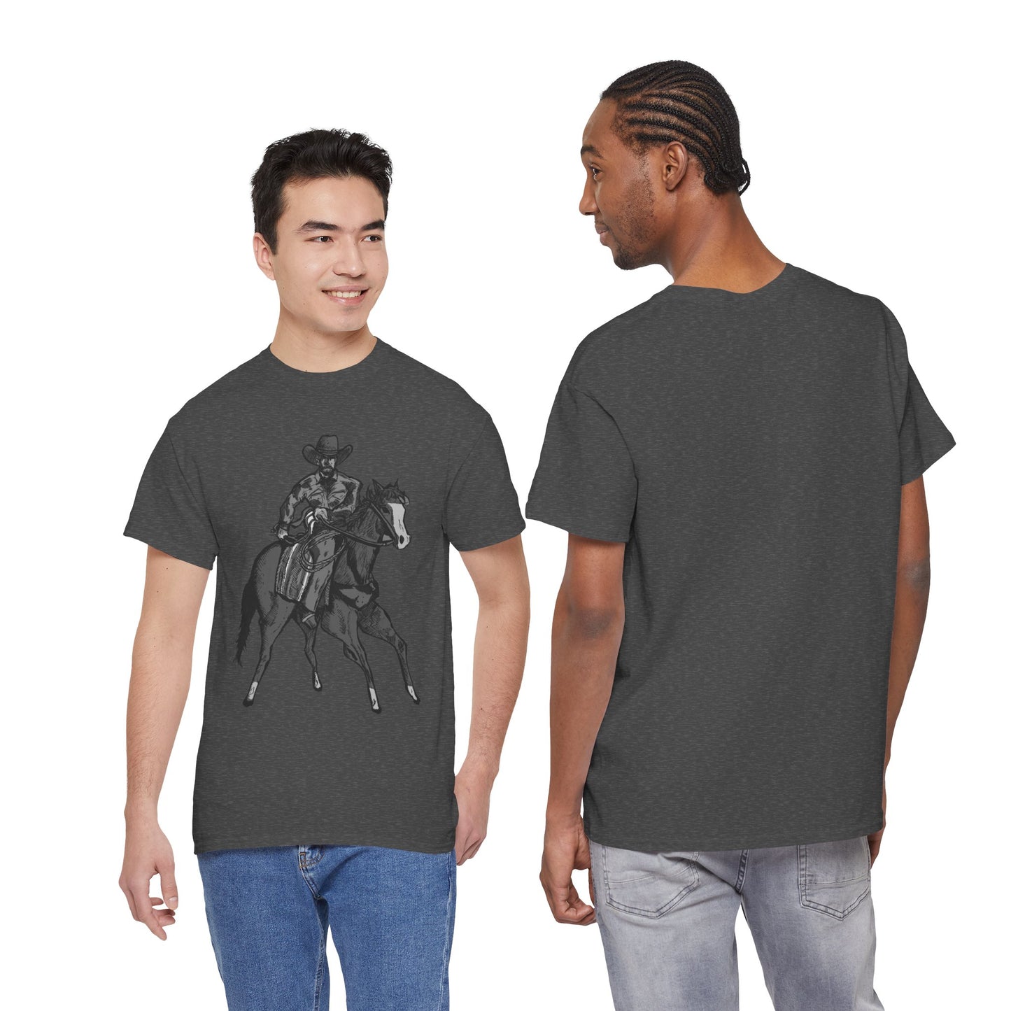 Cowboy on Horseback T‑Shirt — Vintage Western Rodeo Tee